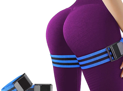 2PC Booty Bands for Women Glutes & Hip Building，Blood Flow Restriction Bands for Exercising Your Butt, Squat, Thigh, Fitness，Best Fabric Occlusion Training Bands Resistance Bands
