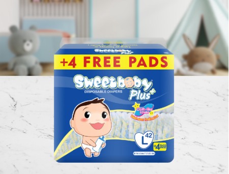 SWEETBABY PLUS - JUMBO PACK LARGE 42+4