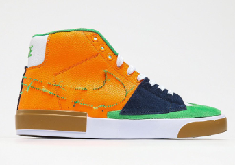 Nike SB Blazer Mid Edge Trailblazer Men's and Women's High-Top Casual Popular Skateboarding Shoes