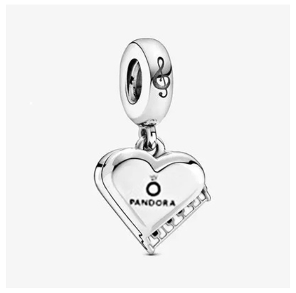 Pandora Classic 925 Silver Charms Crown Heart S925 Charm S21