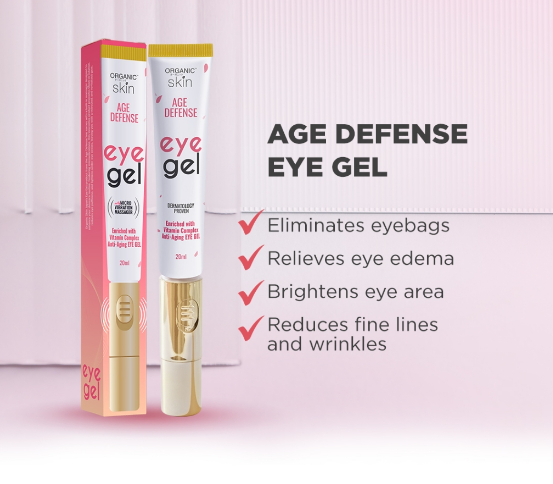 Organic Skin Japan Anti Aging Eye Gel 20ml Eyebag Remover Antiaging Eyegel Moisturizer for Eyes