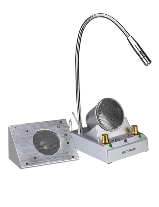 TW105 5W Dual Way Window Counter Intercom Dual Way Counter Interphone System for Bank Office Store