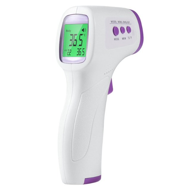 UKJS Non-contact Infrared Thermometer Forehead Temperature Measurement LCD Digital Display ℃/℉
