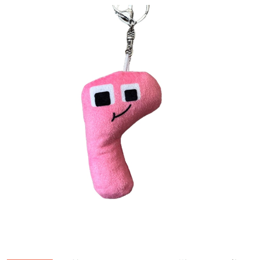 10cm Alphabet Lore Plush Pendant Doll Baby Educational Toy Home Decor Xmas Gift P