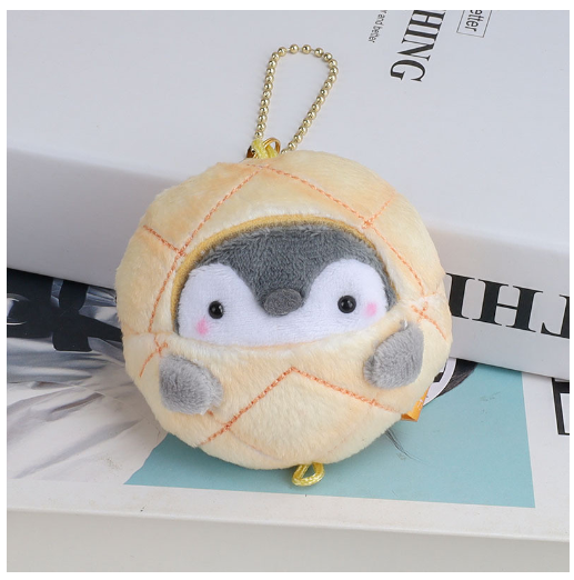 Koi Penguin Plush Doll Small Pendant Bag Pendant Charm Doll Keychain Toy Doll F38