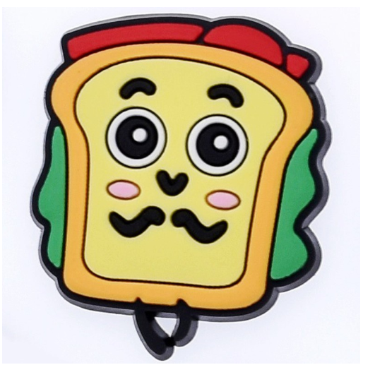 Cartoon Watermelon Pineapple jibits Food Jibitz croc Charm Hole Shoes Decoration for Women DIY jibits Pins Charms Shoe Accessories F2