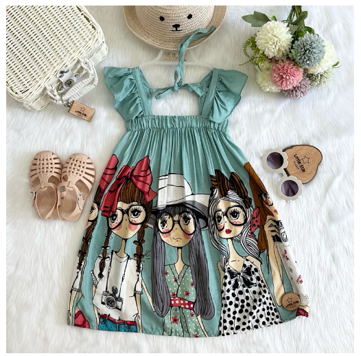 Littlestar Kids Flowy Maxi Summer Dress C5