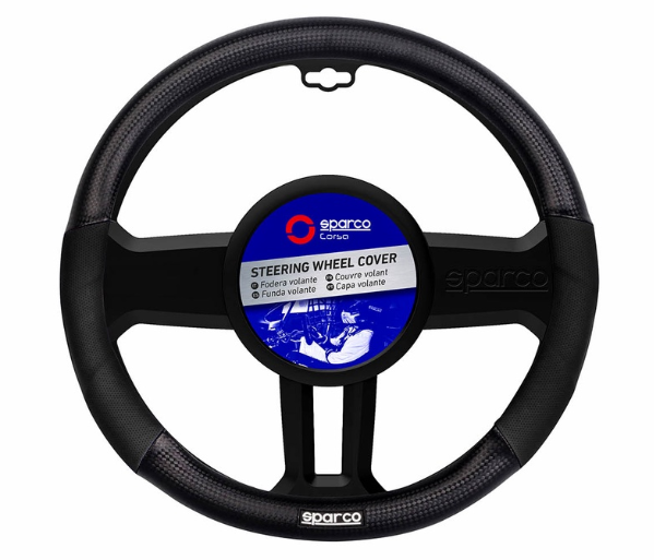 Sparco Corsa Steering Wheel Cover SPS121BK (Black) Universal Fit