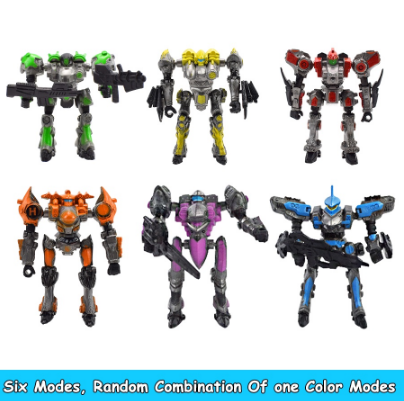 1 Pcs/Set Mech Warrior Model Children Toys Action Figure Anime Robot Warrior Figurine Toys for Boy Girl Christmas New Year