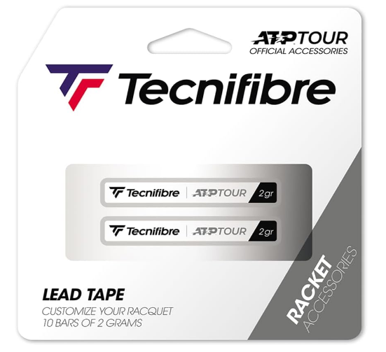 Tecnifibre Racquet Lead Customizing Tape 10 Bars, 2g Each