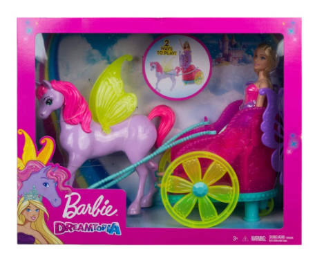 Barbie Dreamtopia with Horse Chariot Fantasy Princess Doll