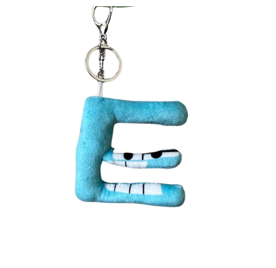 10cm Alphabet Lore Plush Pendant Doll Baby Educational Toy Home Decor Xmas Gift E