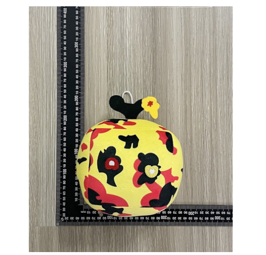 Blox Fruits Plush Toys Blox Fruits Game Peripheral Fruit Leopard Print Box Plush Toy Purple Box Doll B13
