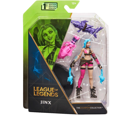 League of Legends Jinx 4 inch Action Figure