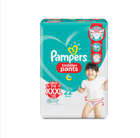 Pampers Baby Dry Pants Diapers XXXL 22s x 2 packs (44 pcs) - >16kg