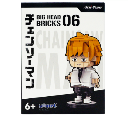 Chainsaw Man Denji Big Head Bricks Action Figures