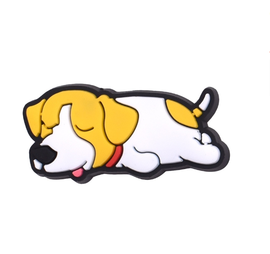 Cute Bichon Frise Jibbitz for Crocs Paw Dog Jibbits Charm Golden Retriever Shoe Charms Pug Corgi Jibits Crocks Kids Shoes Accessories D32