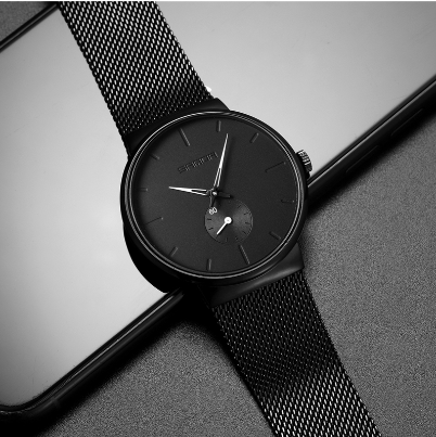 Men's Watch Fashion Waterproof Stainless Steel Quartz Waterproof Men's Watch