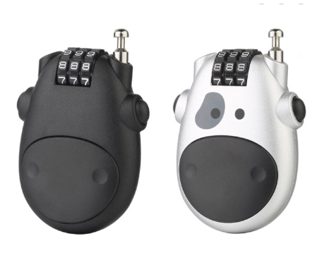 Mas cycling Telescopic Wire Rope Steel Cable Code Lock Suitcase Car Sled Motorcycle Helmet Password