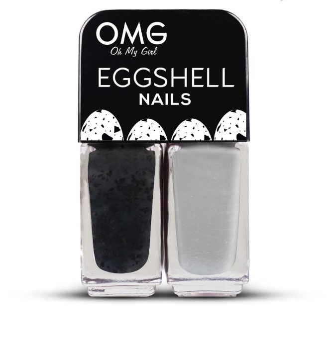 OMG Eggshell Nail Polish Pelican 5ml x 2