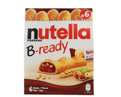 Nutella Ferrero B-Ready Chocolate Sticks 6pcs