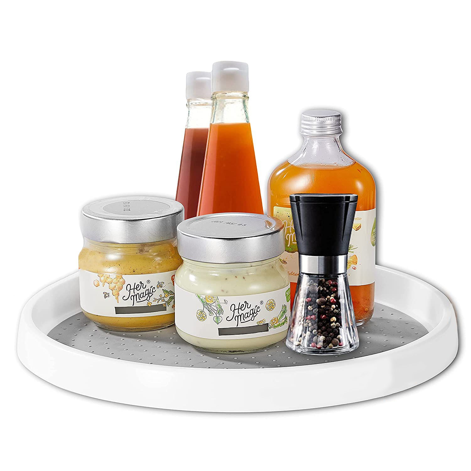 Furniture Source Varina Spinner Large 30Cm (White)