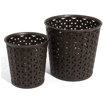 Small Desk Dustbin, Pencil Holder, Mini Trash Can, Office Desk Organizer