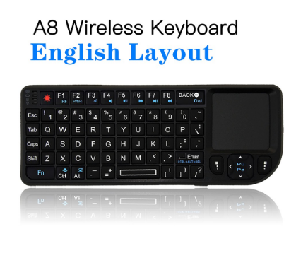 3 in 1 Wireless Keyboard 2.4G RF Mini Air Mouse Touchpad Portable for PC Notebook