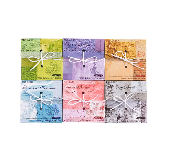 100 Pcs Scrapbooking Paper Pink Blue Purple Marble Decorative Patterned Craft Paper Sheets For Junk Journaling Scrapbook Journal