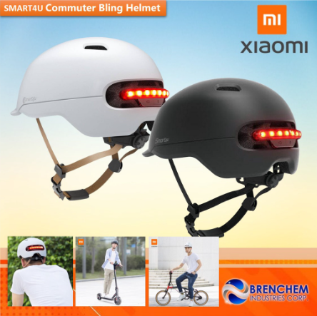 XIAOMi Commuter Smart 4u Smart Helmet- Bicycle Lightweight Breathable LED light
