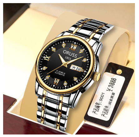 Oruss Watch for Women Men Analog Quartz Dial Casual Waterproof Watch Women Original Steel Belt Fashion Watches F2