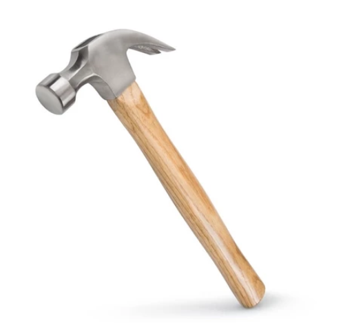 Martilyo Kineer Wooden Handle Claw Hammer 16oz