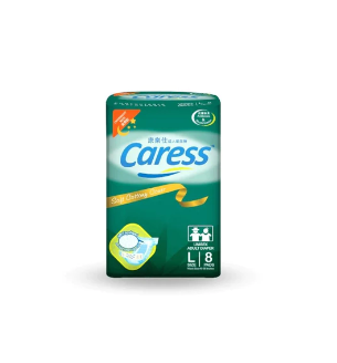 Caress Maxi Overnight Adult Diaper Large 8's