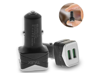 Tylex C11 2 USB 5V 3.1A/2.4A Quick Car Charger with Type-C Cable