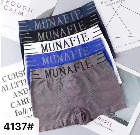 Men's Boxer Underpants Seamless Breathable Middle Waist Underwear Free Size Boxer Briefs