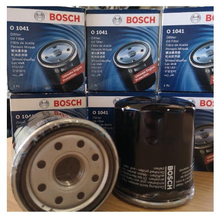 Bosch O1041 Oil Filter (CrossRef Vic C-110 C110 Toyota 90915-03001) Corolla Altis Vios Wigo Avanza