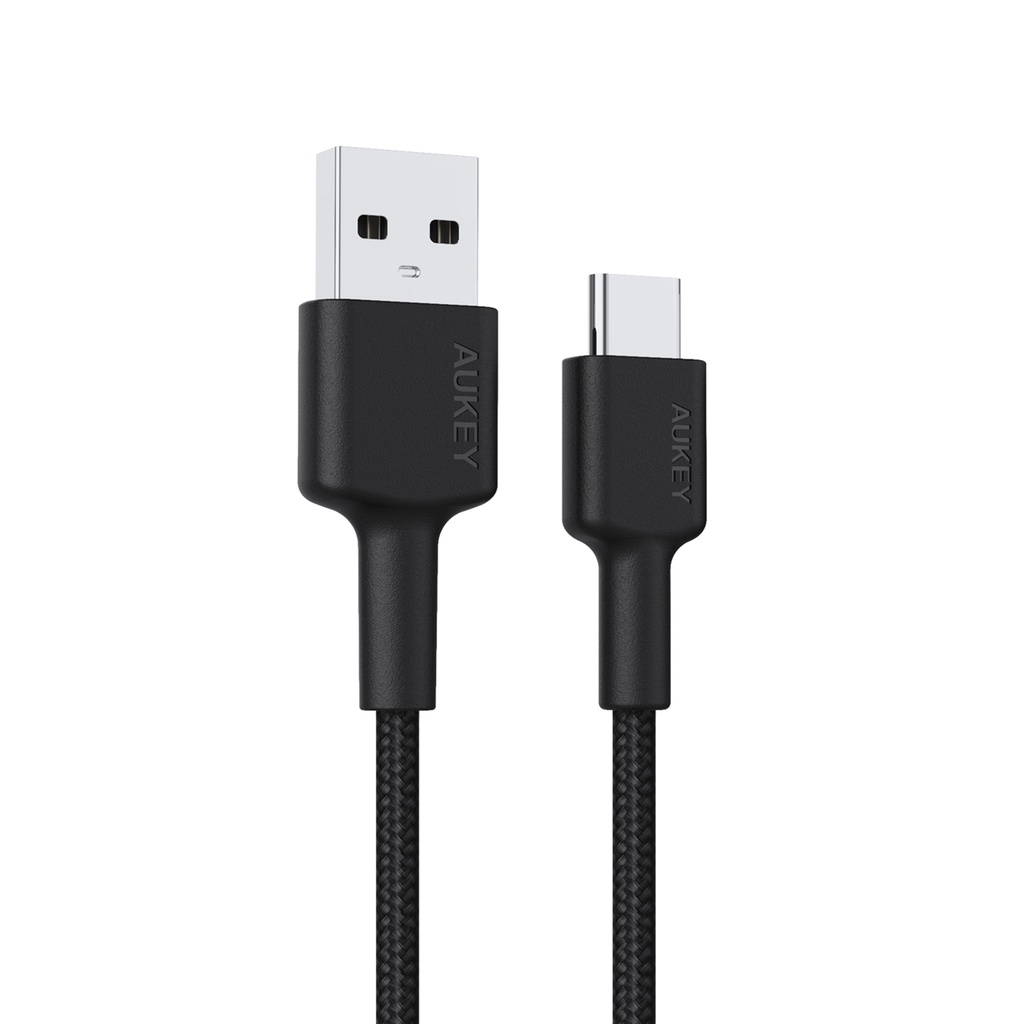 AUKEY CB-CD30 PD60W QC3.0 Nylon Braided Type C Super Fast Charging Cable