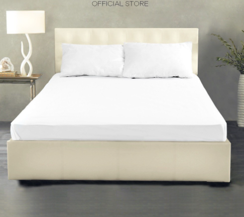 3in1 Garterized Bed Sheet Set - Plain Collection (Double Size)