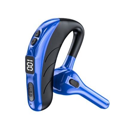 TZUZL X13 Single Ear with Mic Bluetooth 5.2 Digital Display Noise Cancelling Waterproof Wireless Earphone