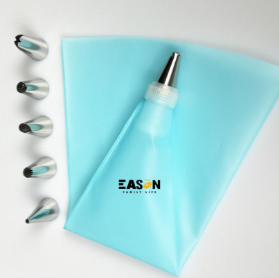 EasonShop COD 8in1 piping bag/6 pcs Nozzle Set DIY Cake Decorating Tools WELL