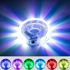 LED Bicycle Wheel Light Bike Front Tail Hub Spoke One Lamp With 7 Color 18 Modes Rechargeable Kids Balance Bike Light