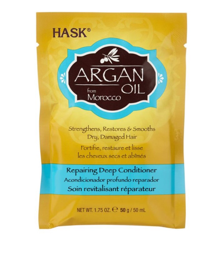 Hask Argan Oil Repairing Deep Conditioner Packet 1.75 Oz 50g 50ml