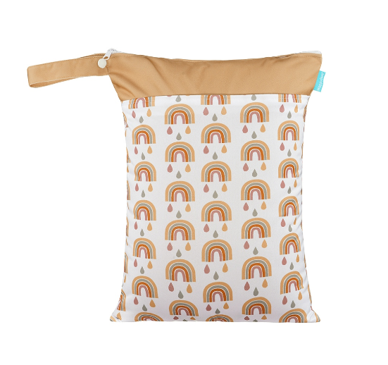 Happyflute Wetbag For Baby Diapers Nappies Waterproof Reusable Diaper Bag With Two Zipper D6