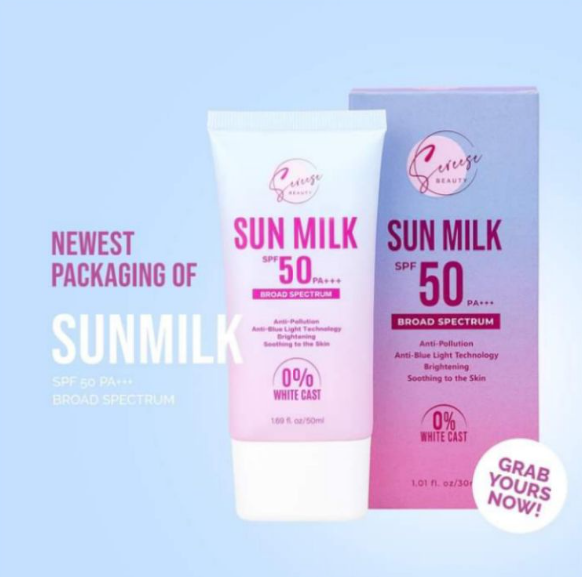 Sereese Beauty Sun Milk SPF 50 Broad Spectrum Sunscreen