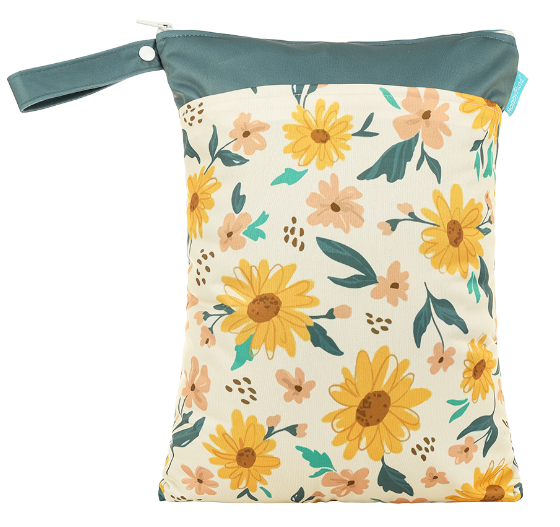 Happyflute Wetbag For Baby Diapers Nappies Waterproof Reusable Diaper Bag With Two Zipper 30cmx40cm S7