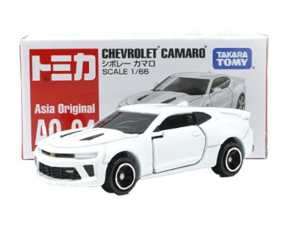 Tomica Asia Original A0-04 Chevrolet Camaro White Die-cast