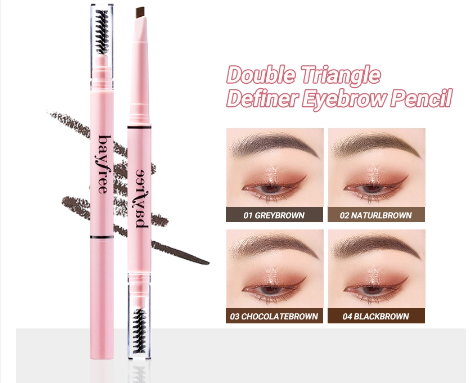 Bayfree Double Triangle Definer Eyebrow Pencil Waterproof
