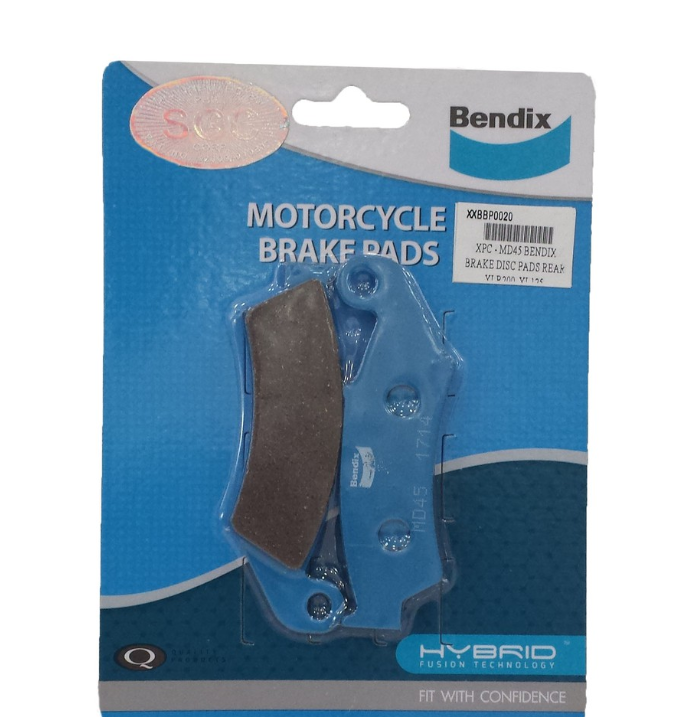 Bendix Brake Pads MD45 for Honda Front XLR200, Front XL125