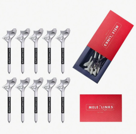 10 Pieces/Boxes Of Golf Balls Tee 10 Degrees Tee Golf Ball Holder Objective Insertion Increases Distance And