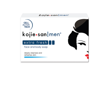 KOJIE SAN Men Cell Active Tech Extra Fresh Face And Body Soap 135G